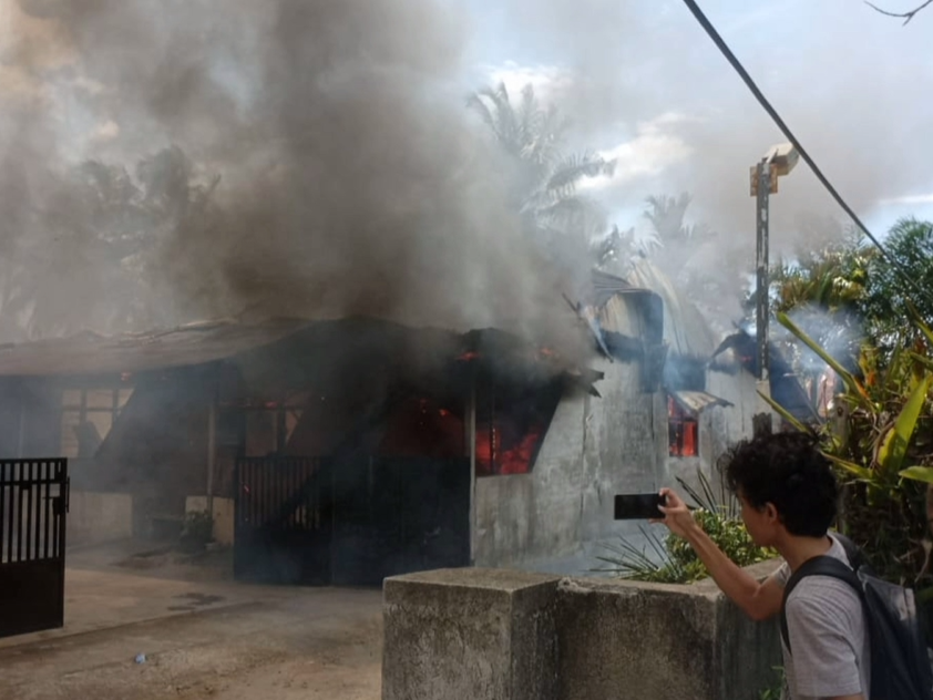 Kebakaran di Bengkulu.