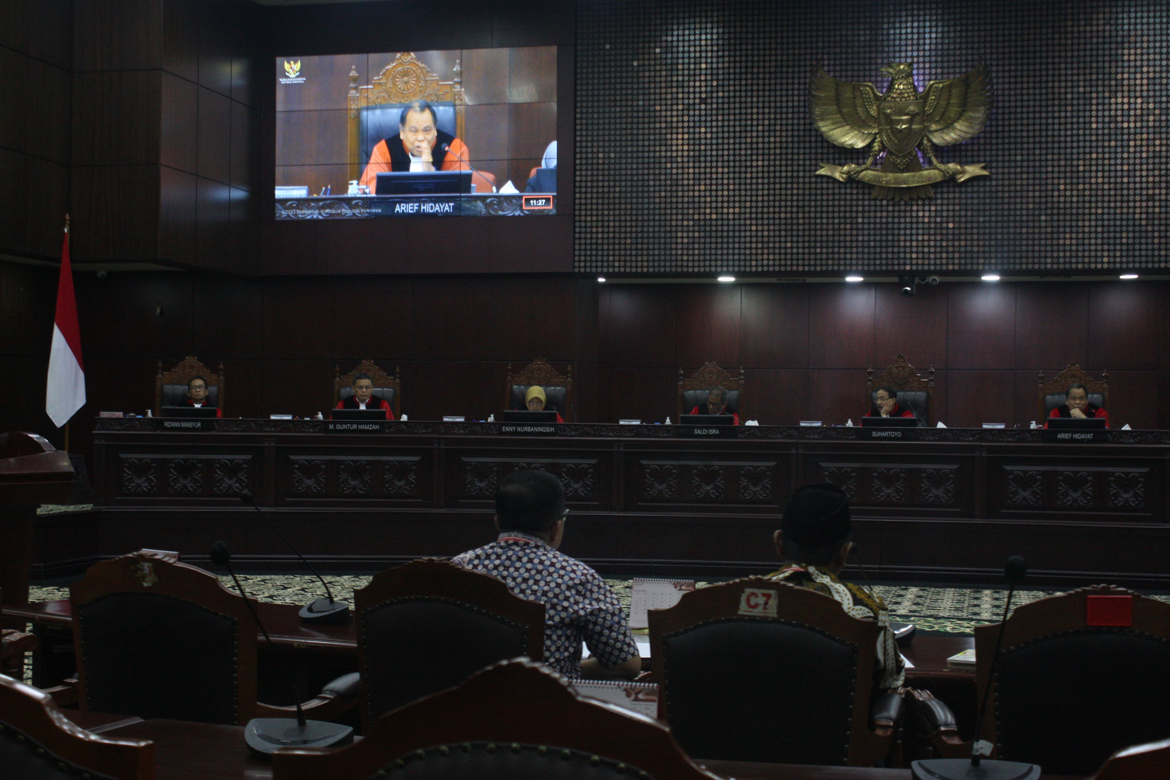 Sidang MK (MI/ M Irfan)