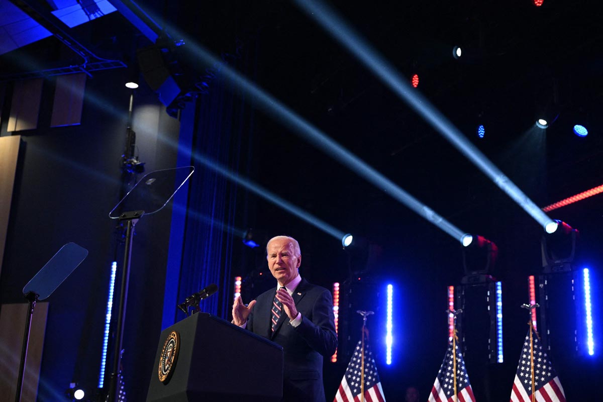 Presiden AS Joe Biden melancarkan kritik tajam terhadap Donald Trump. Biden menuduhnya mencerminkan Jerman Nazi