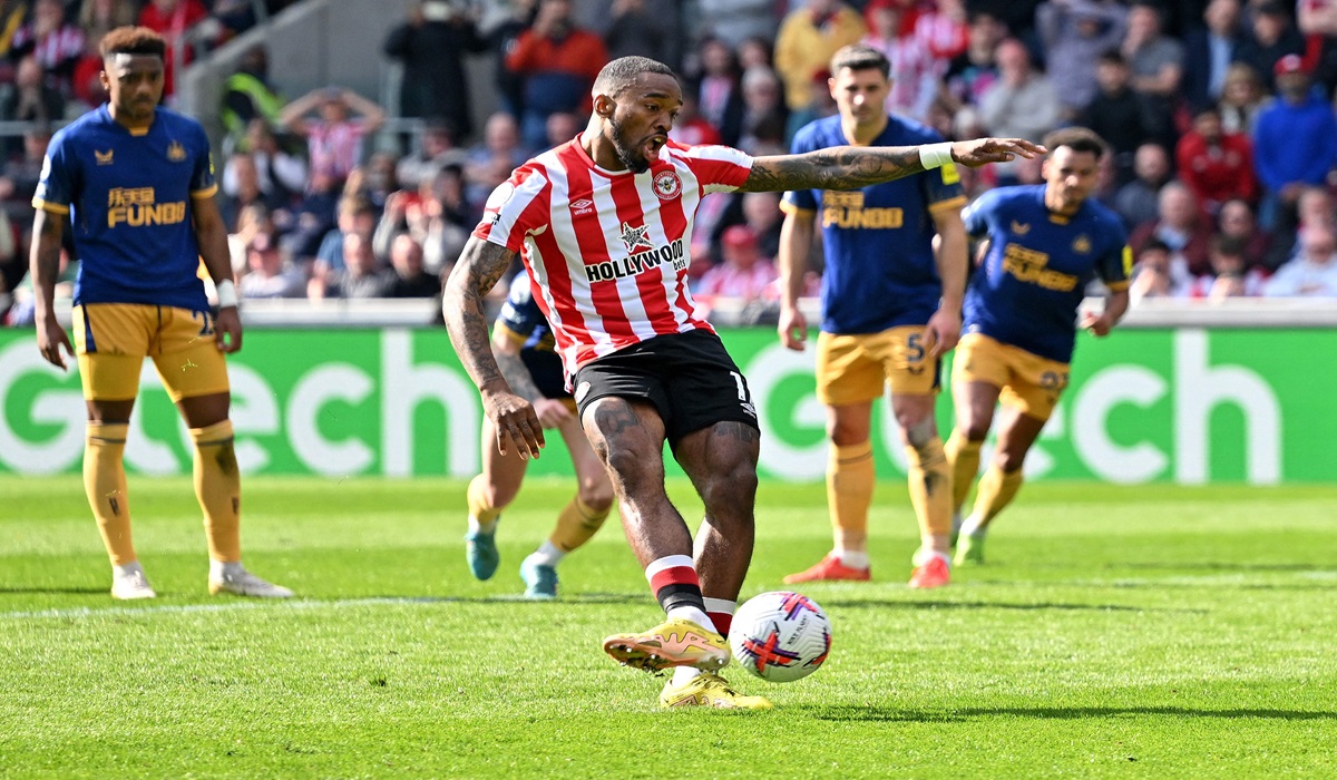 Penyerang Brentford Ivan Toney