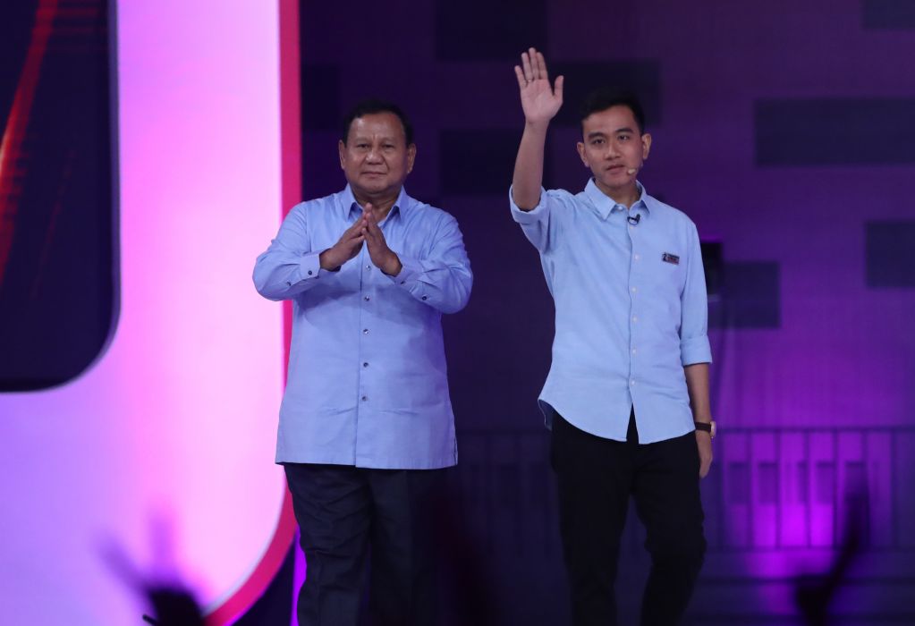 Capres nomor urut dua Prabowo Subianto dan Cawapres Gibran Rakabuming Raka