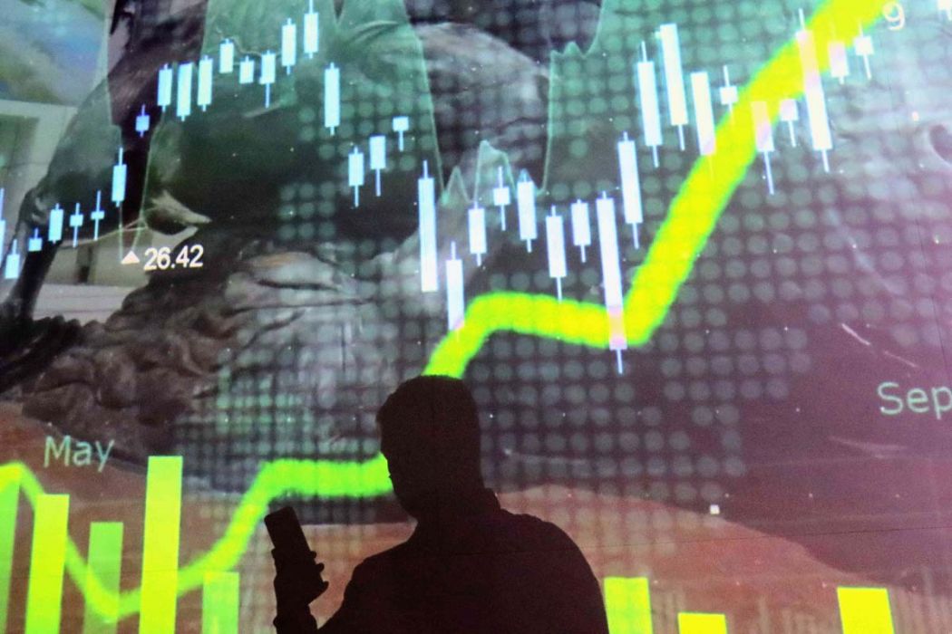 Ilustrasi pergerakan harga saham