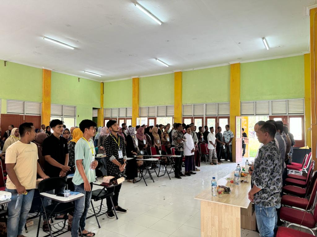 Seminar Literasi Digital dengan tema Pemilihan Umum Damai Tanpa Hoaks, di Kabupaten Aceh Utara, Sabtu (20/1).