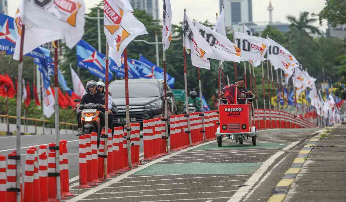 APK di pembatas jalur sepeda adalah pelanggaran Kampanye