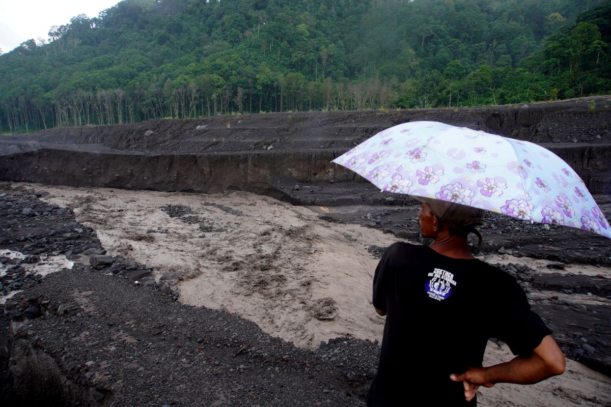 Ilustrasi aliran lahar dingin