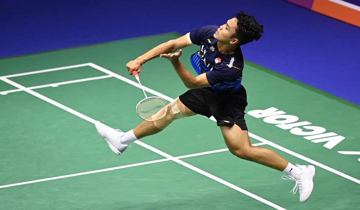 Tunggal putra Indonesia Anthony Sinisuka Ginting