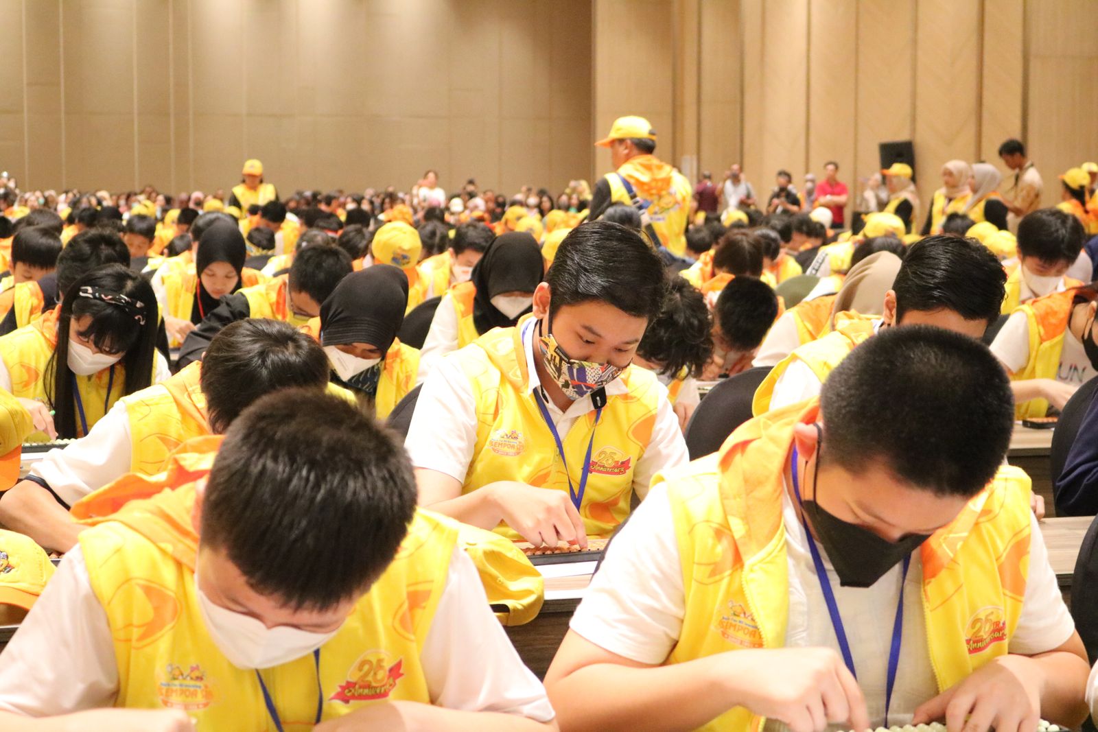 Indonesia berhasil mencatatkan rekor dunia baru di Guinness World Records melalui Kompetisi Sempoa SIP Nasional (Komsipnas).