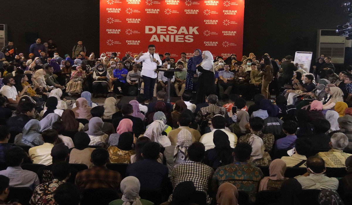 Kampanye capres nomor urut 1 Anies Baswedan di Jakarta