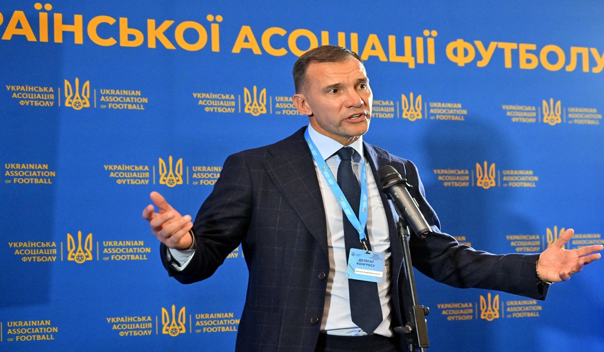 Presiden Federasi Sepak Bola Ukraina Andriy Shevchenko
