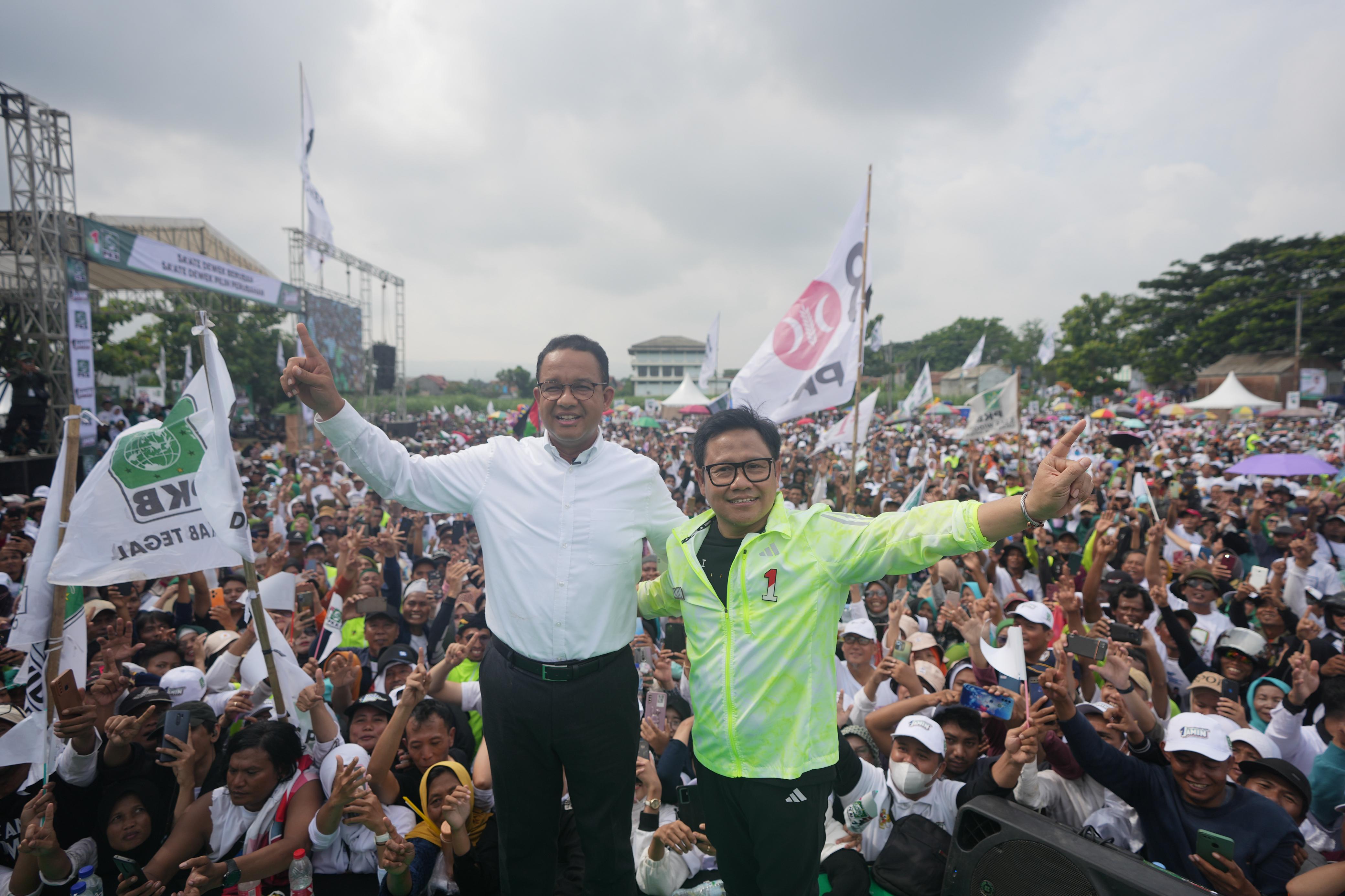 Pasangan Anies Baswedan dan Muhaimin Iskandar