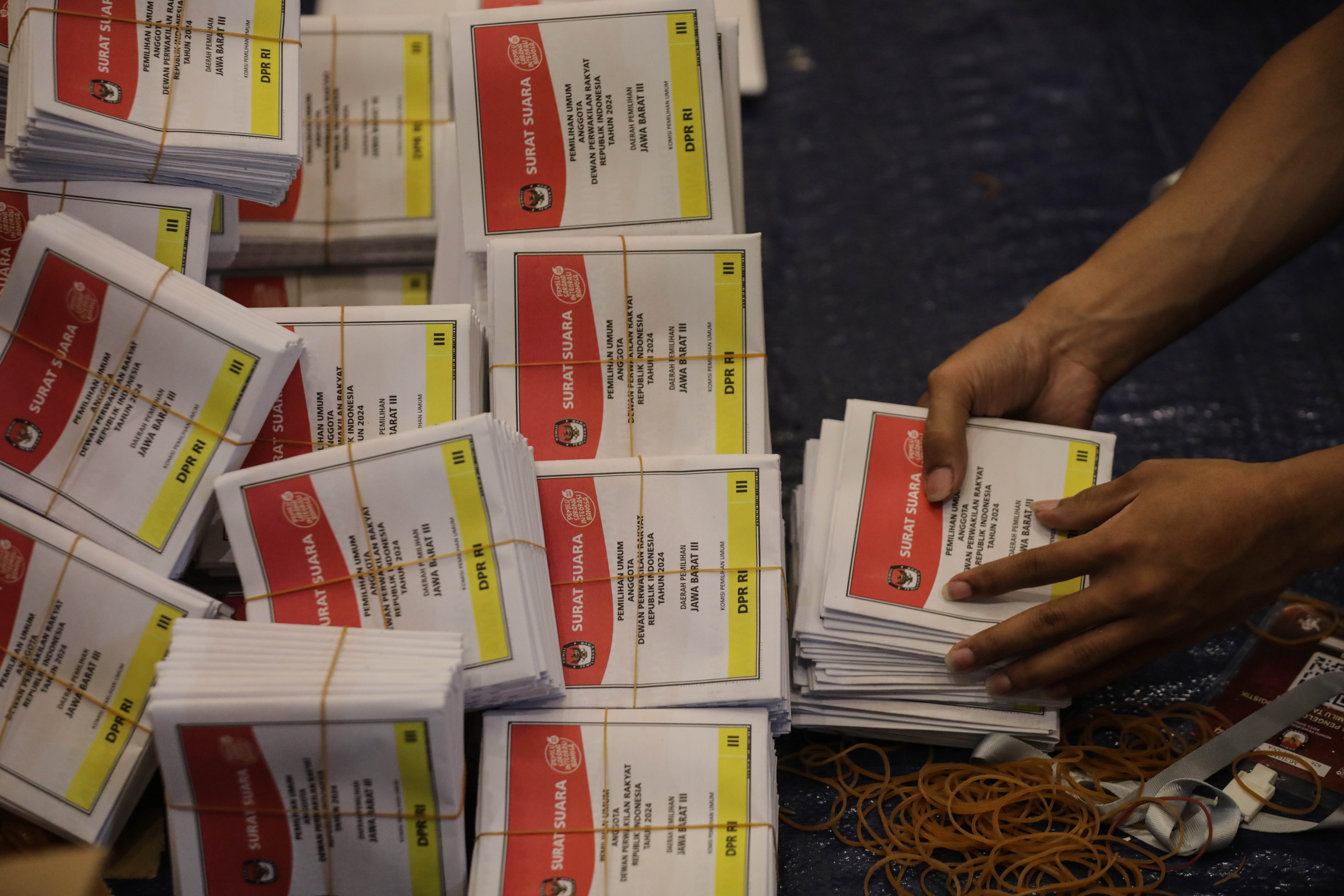 Ilustrasi surat suara.