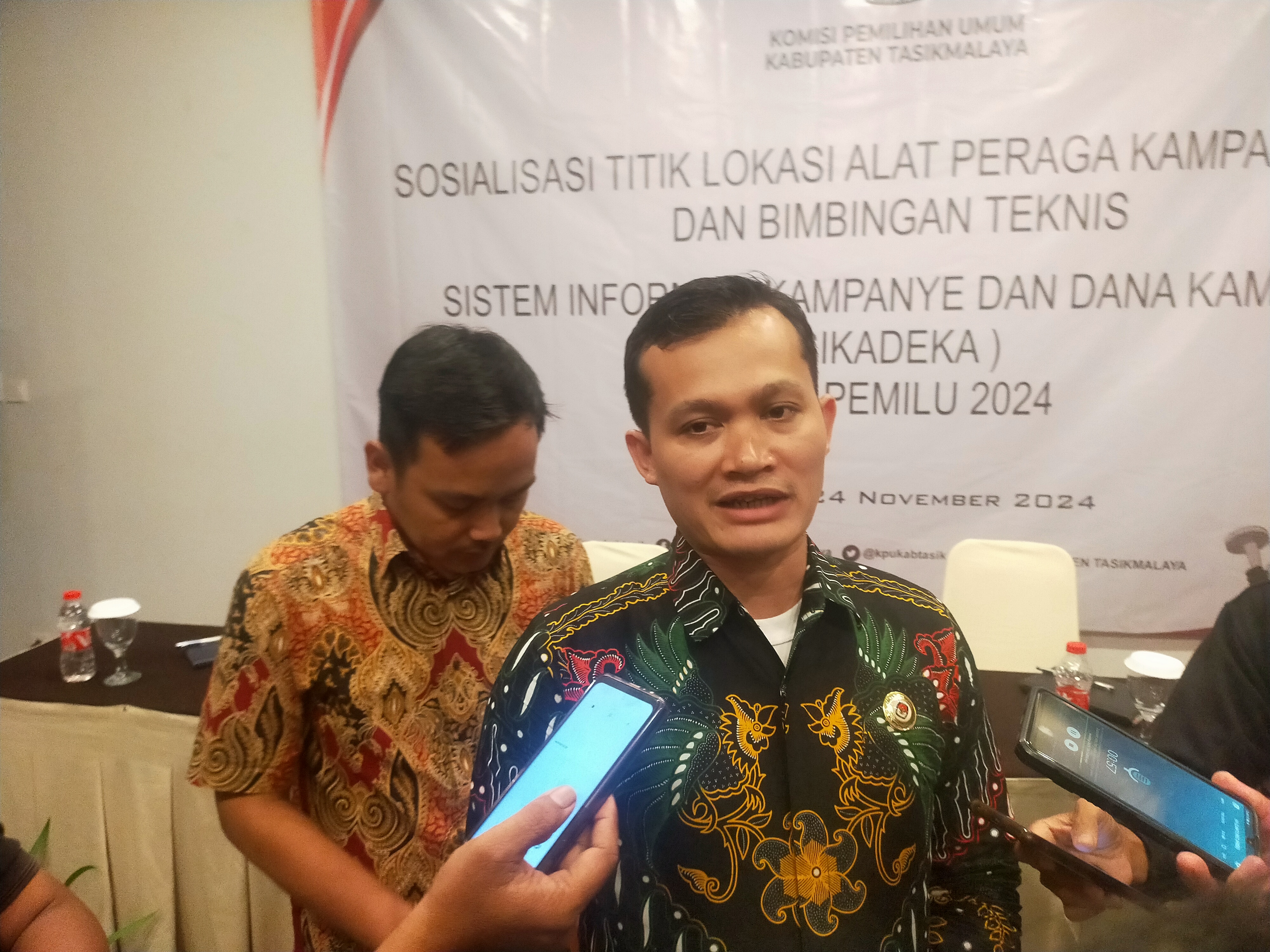 Ketua KPU Kabupaten Tasikmalaya  Ami Imron Tamami 