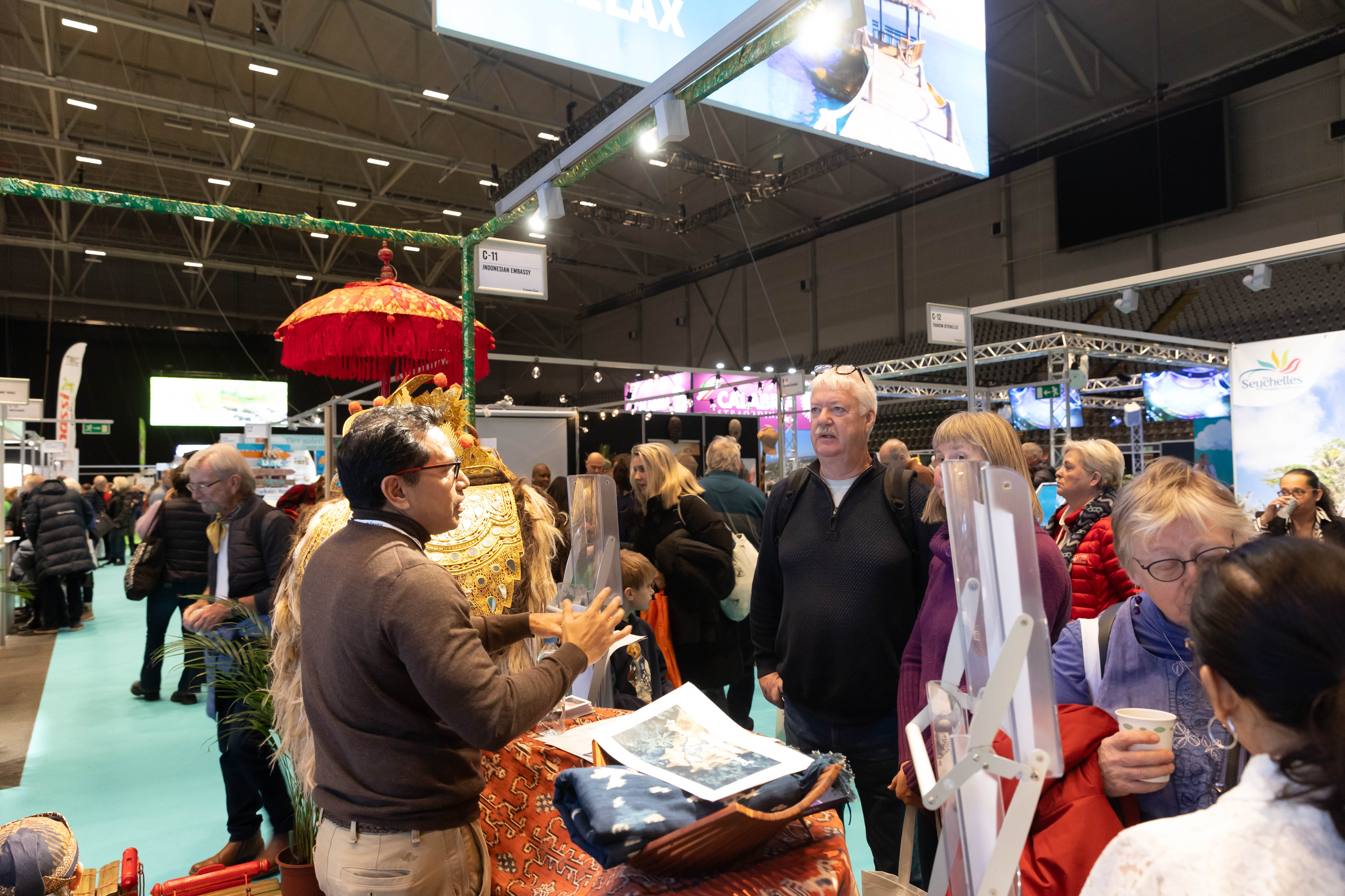 Booth Indonesia menjadi pusat perhatian pada Travel Expo, yang digelar di Telenor Arena, Oslo, Norwegia