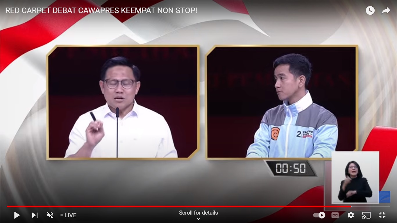 Cawapres Muhaimin Iskandar dan Gibran Rakabuming Raka