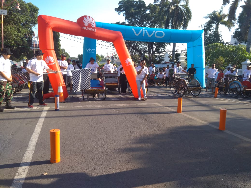 Beragam kegiatan digelar di area car free day di Kota Cirebon