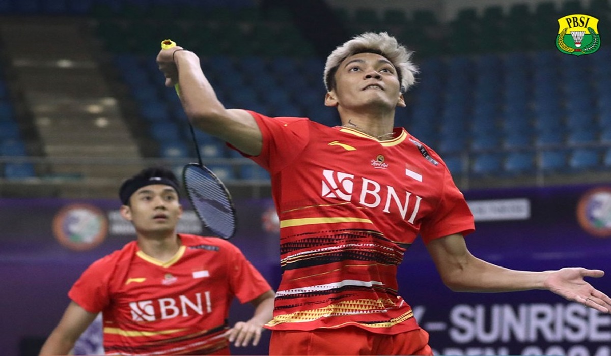 Ganda putra Indonesia Bagas Maulana/Muhammad Shohibul Fikri