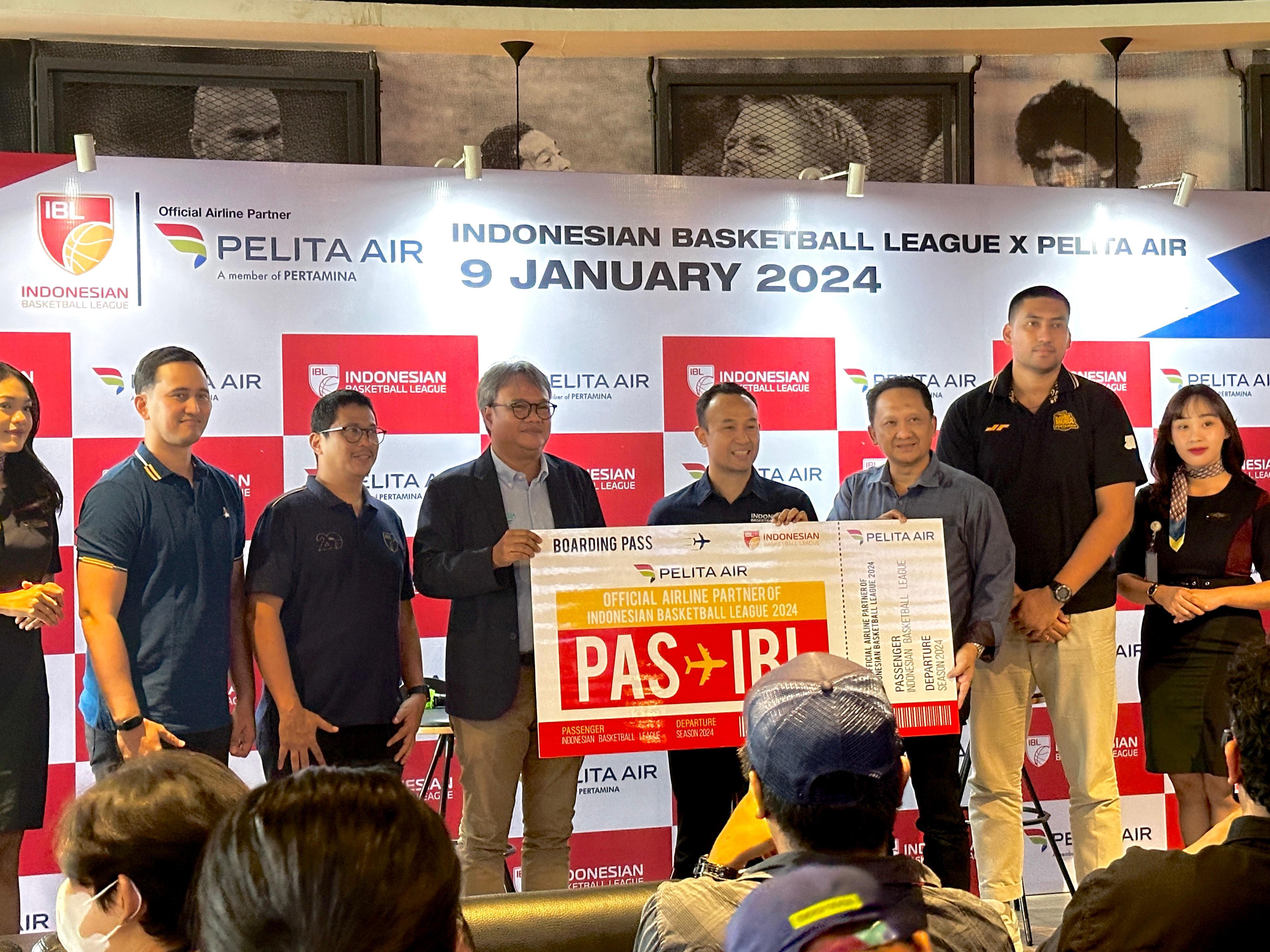 Pelita Air menjadi Official Airlines Indonesian Basketball League untuk musim kompetisi 2024