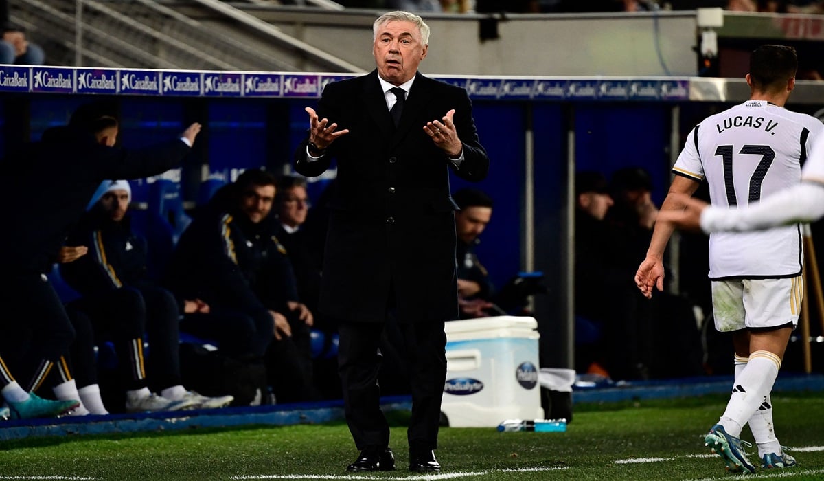 Pelatih Real Madrid Carlo Ancelotti