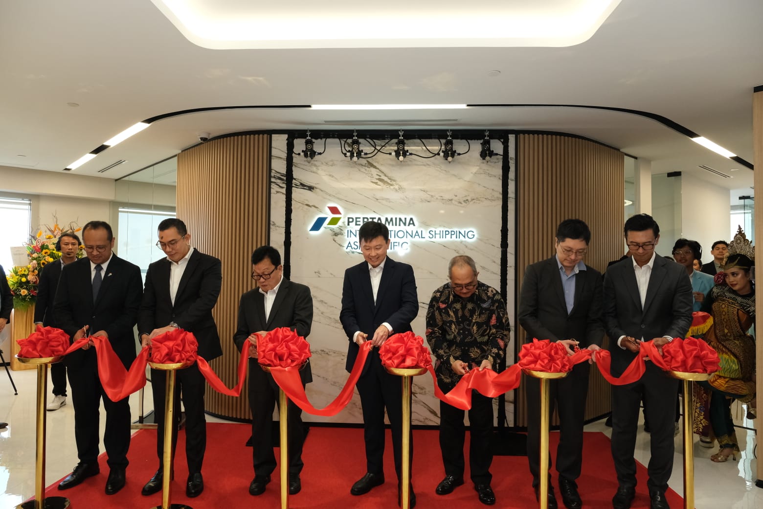 Peresmian perluasan kantor PIS Asia Pacific (PIS AP) yang berada di Singapura. 