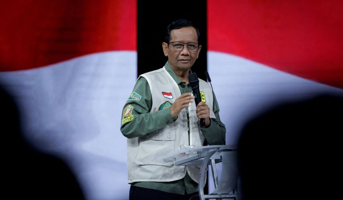 MENTERI Koordinator Bidang Politik, Hukum, dan Keamanan (Menkopolhukam) Mahfud MD.