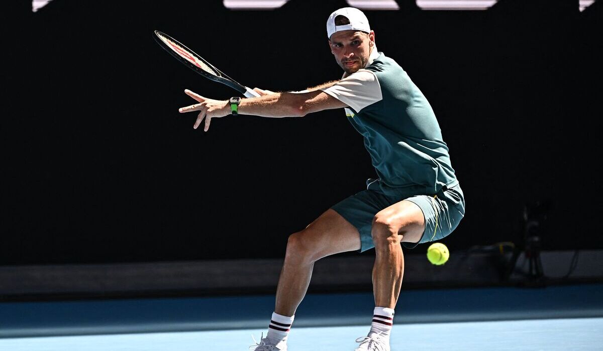 Petenis asal Bulgaria, GRIGOR Dimitrov, di Australia Terbuka.