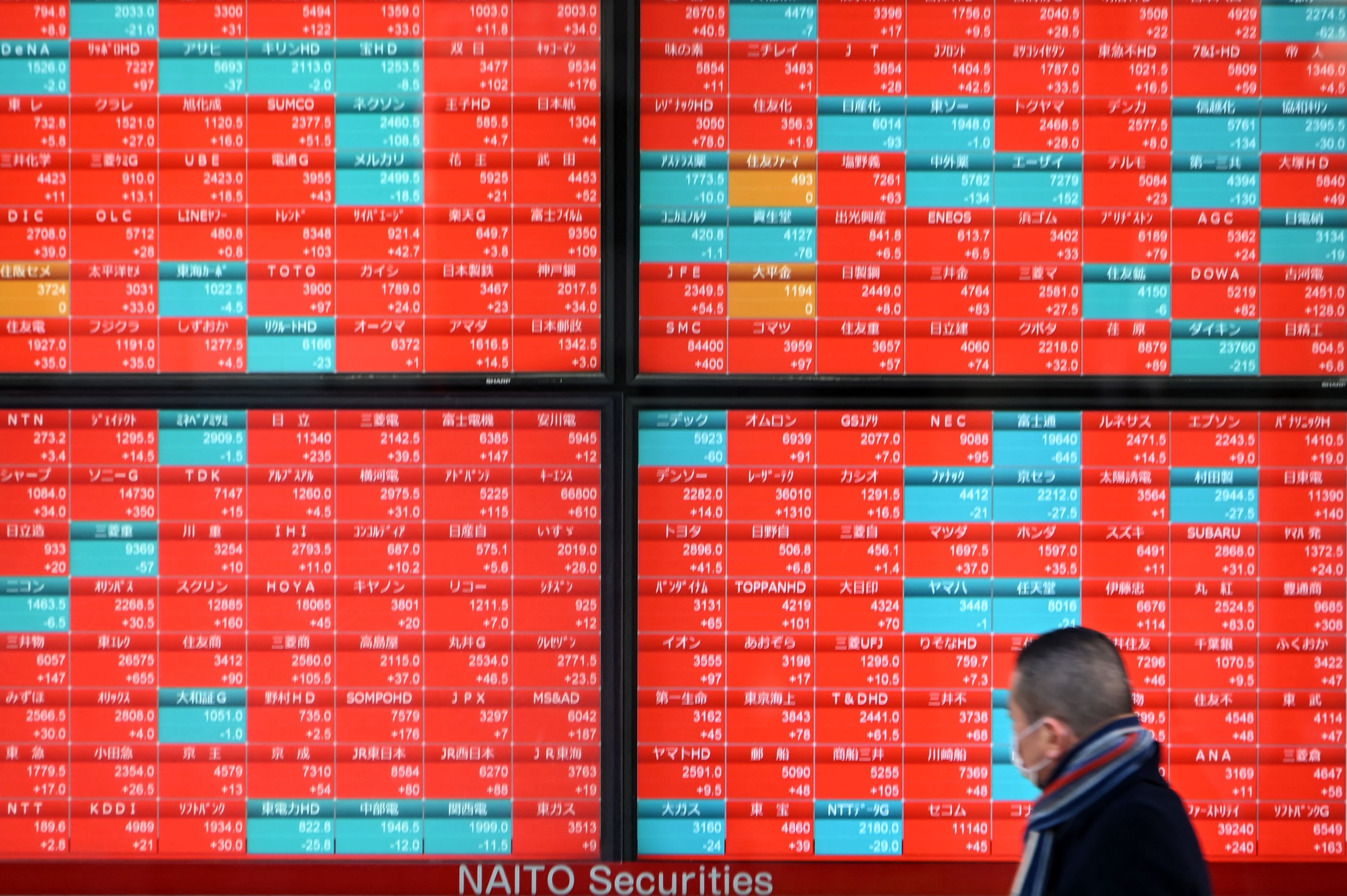 Laut Merah Buat Pasar Saham Dunia Memerah