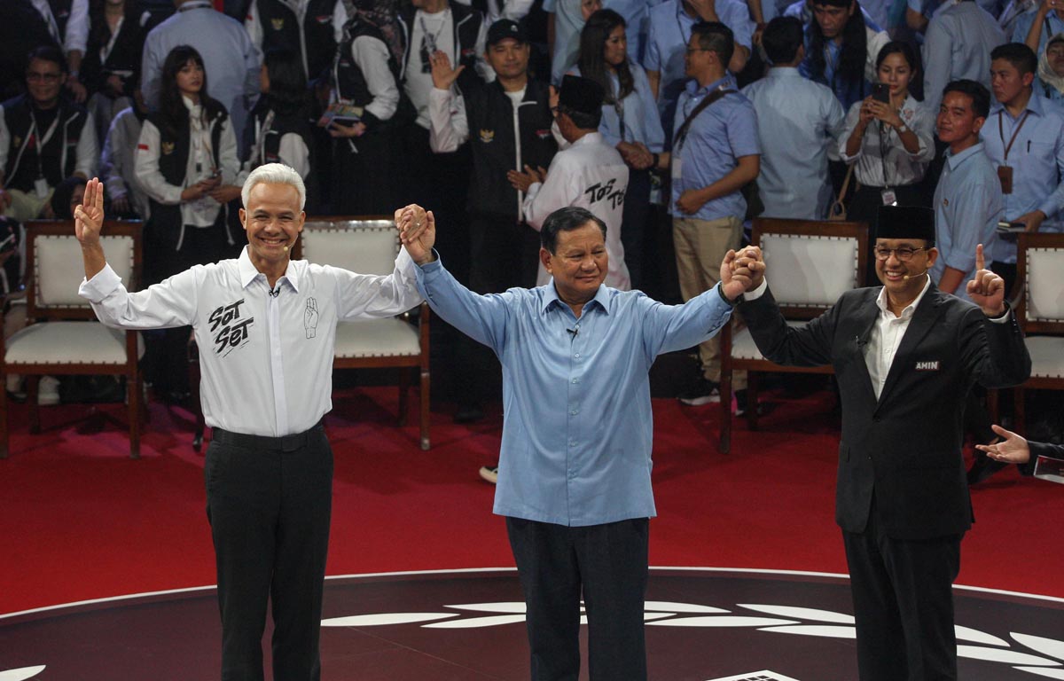 Ketiga pasangan calon presiden dan wakil presiden dinilai tidak memiliki pemahaman yang komprehensif di bidang pertahanan.