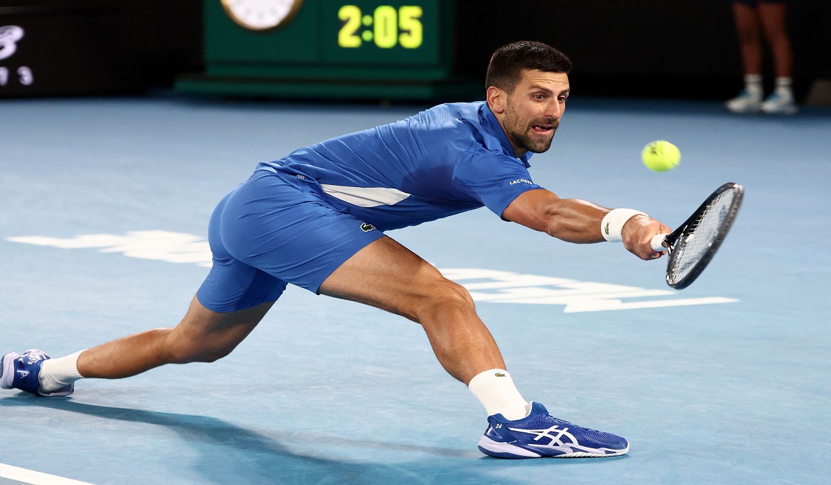 Bertanding Hampir 4 Jam, Djokovic Susah Payah ke Babak Ketiga Australia Terbuka