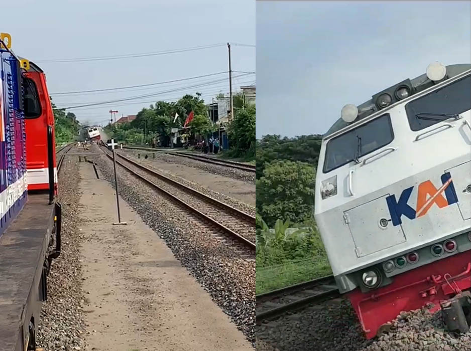 Akibat anjloknya KA Pandalungan di emplasemen Stasiun Tanggulangin, Sidoarjo, Jawa Timur, PT KAI Daop 8 Surabaya mengubah pola operasi