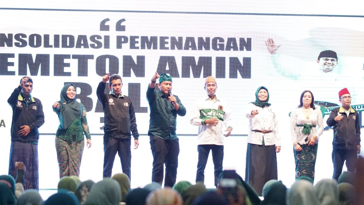 Semeton Amin menyatakan dukungan untuk pasangan Anies Baswedan dan Muhaimin Iskandar.