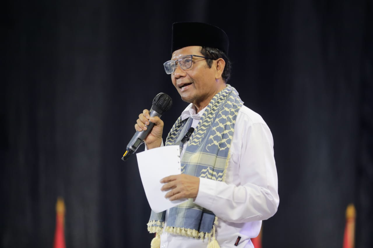 Calon Wakil Presiden nomor urut 3 Mahfud MD