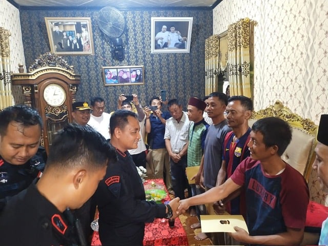 Suasana mediasi pascakerusuhan antarsuporter di Lampung Tengah