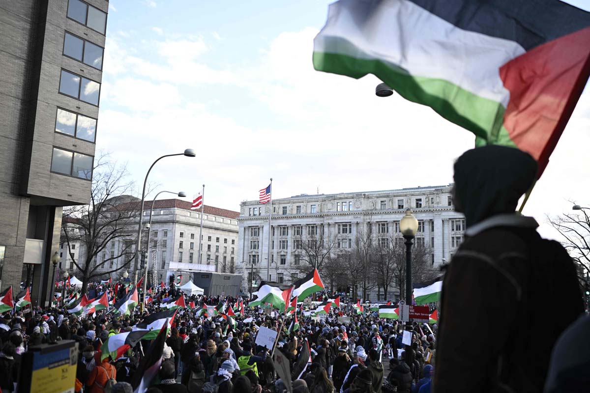 Demo di Washington hingga London Peringati 99 Hari Kebiadaban Israel