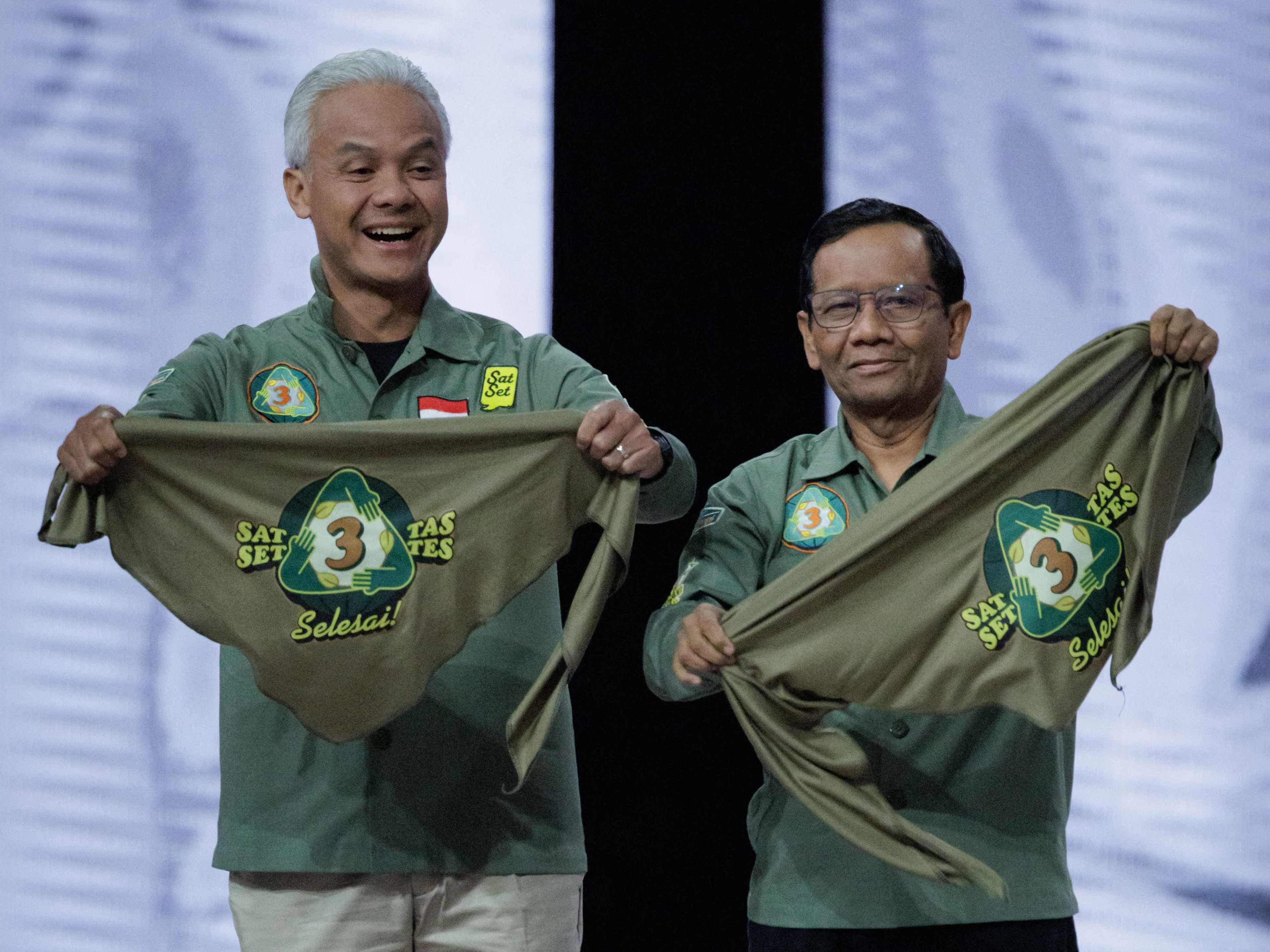 Kandiat capres cawapres nomor urut 3 Ganjar Pranowo - Mahfud MD