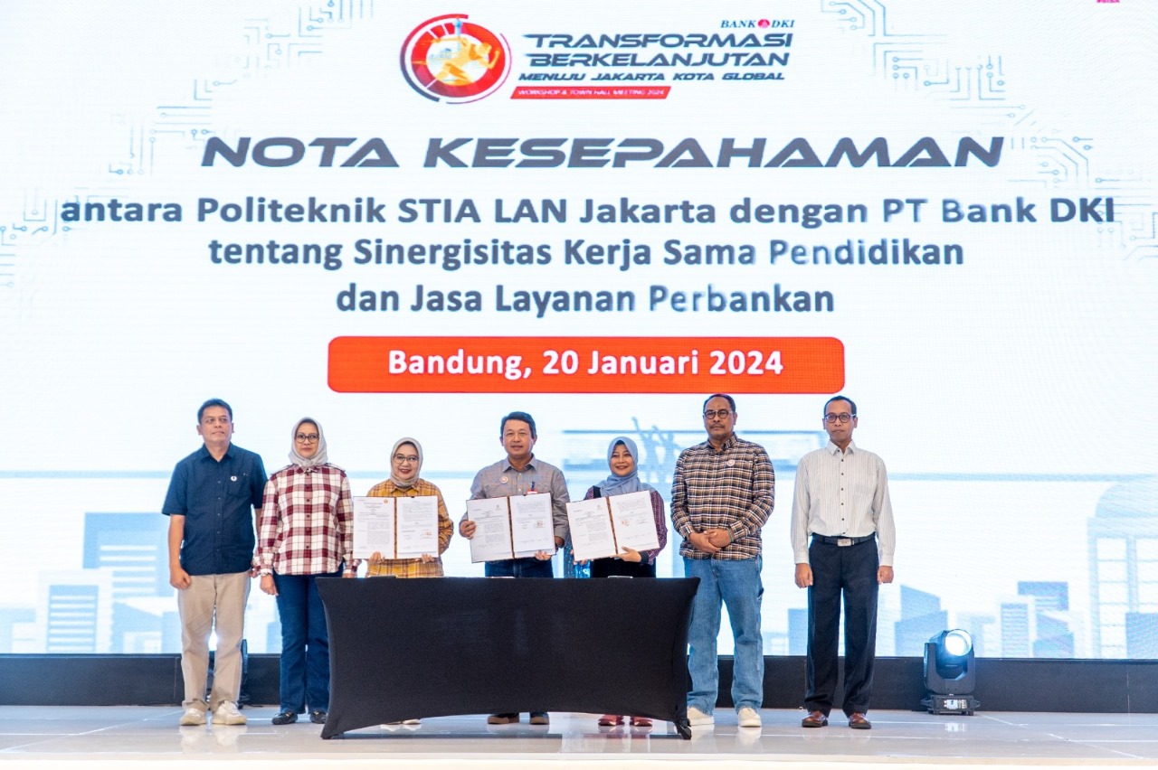 Kerja sama Bank DKI dengan Universitas Padjajaran dan Politeknik STIA LAN