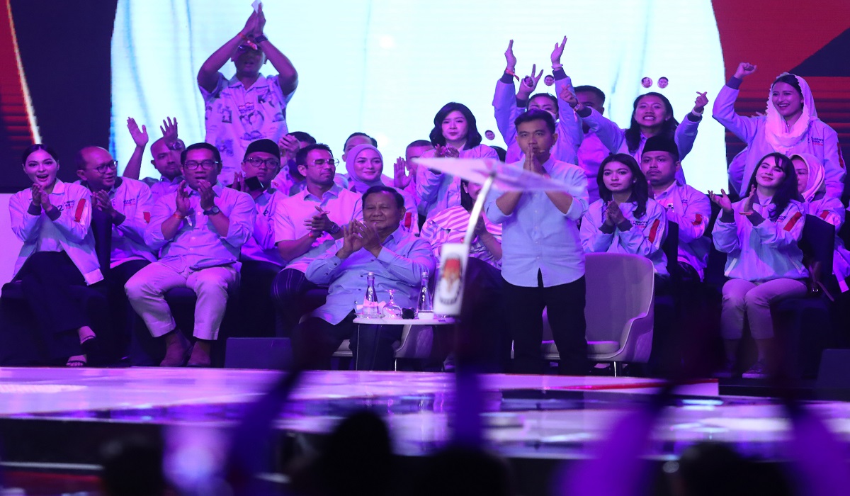 Pasangan capres-cawapres Prabowo Subianto-Gibran Rakabuming Raka