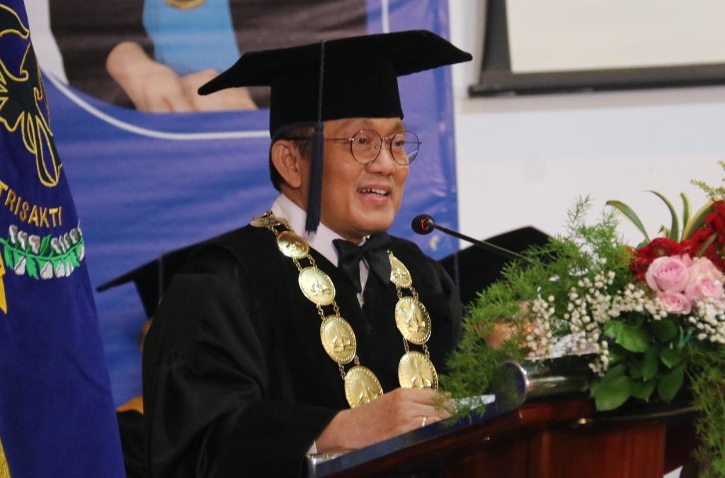 Rektor Universitas Trisakti Prof Dr Ir Kadarsah Suryadi DEA