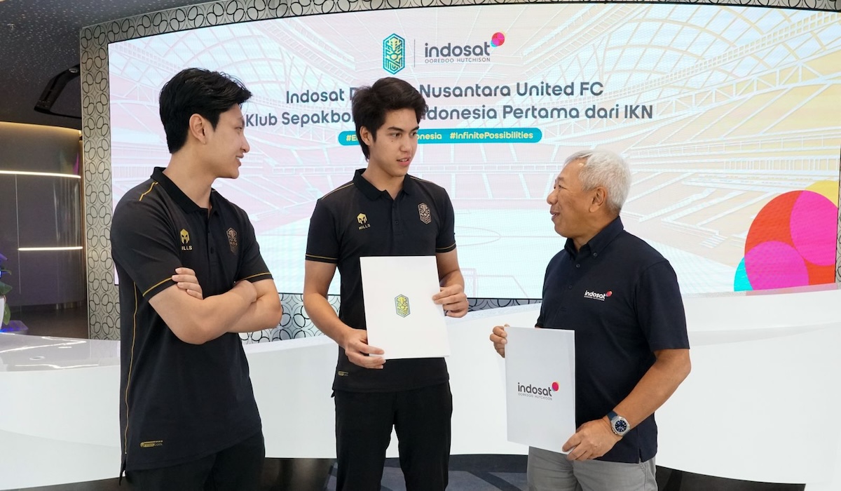 Kerja sama Indosar Ooredoo Hutchison dengan Nusantara United FC