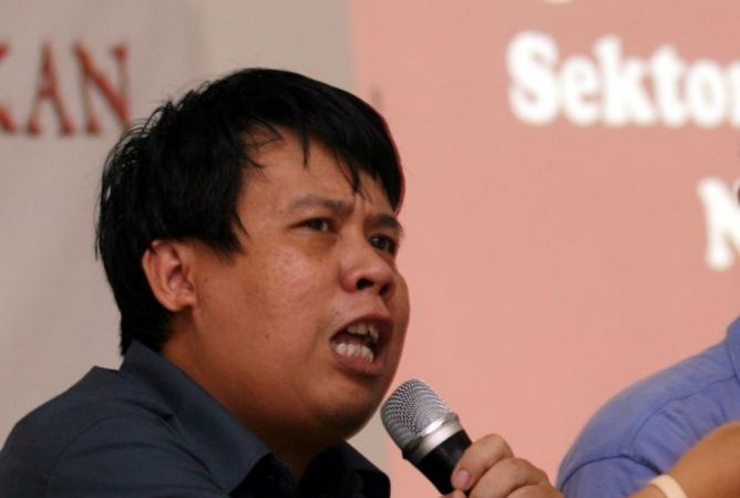  Direktur Centre for Budget Analysis (CBA) Uchok Sky Khadafi.  