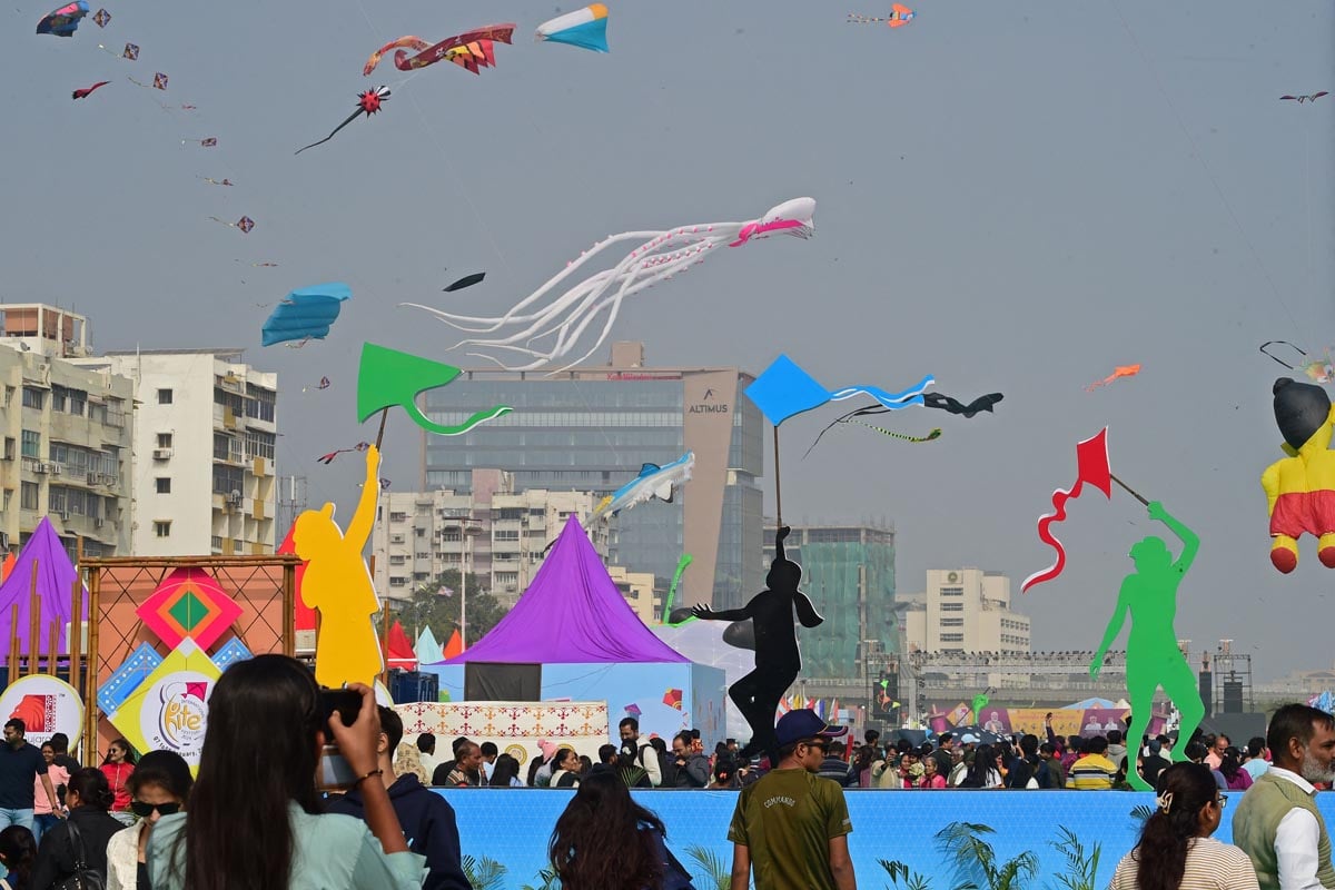 Festival layang-layang di India