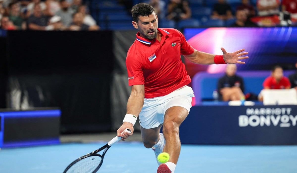 Petenis Serbia Novak Djokovic