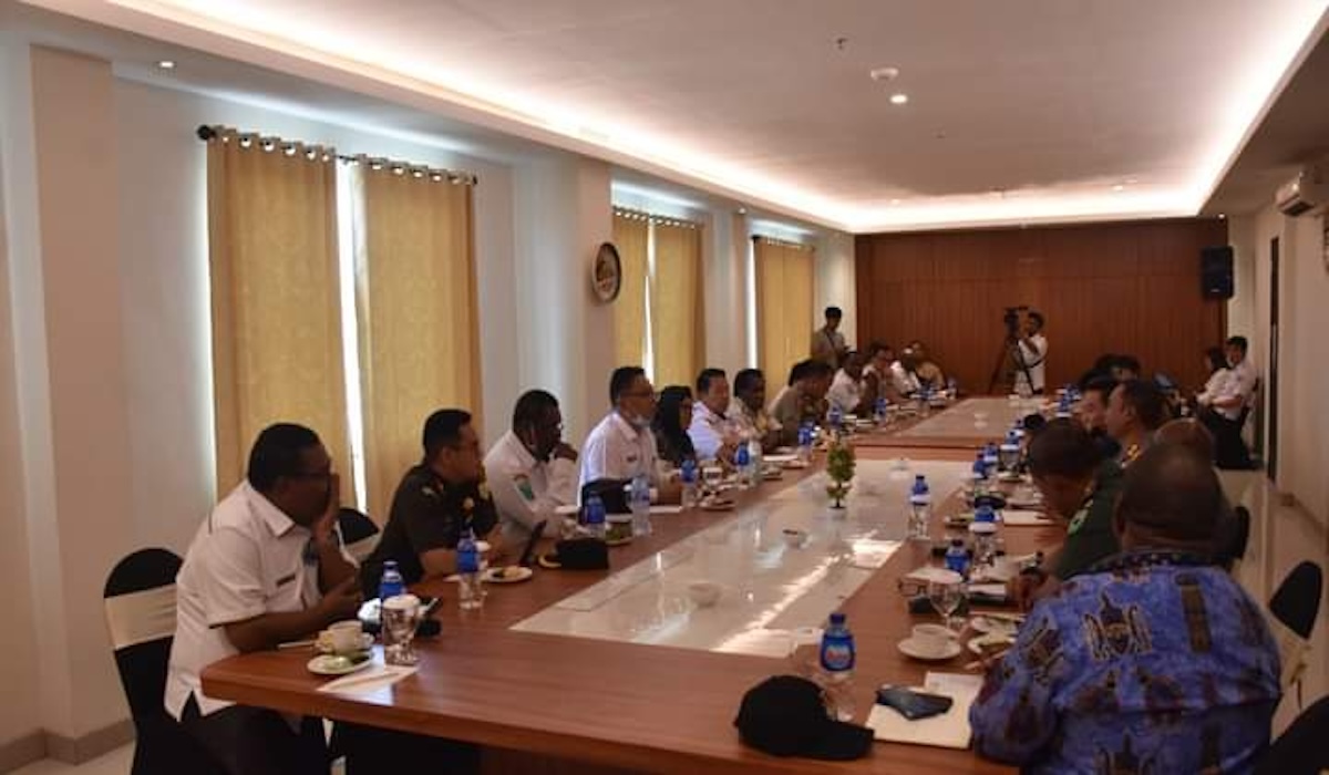 Rapat Forkopimda persiapan Pemilu 2024 di Kabupaten Sorong