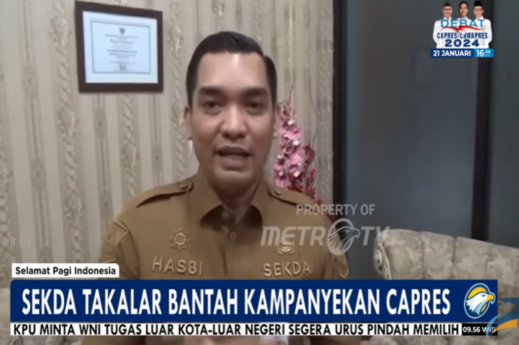 Sekretaris Daerah (Sekda) Kabupaten Takalar, Sulawesi Selatan, Muhammad Hasbi