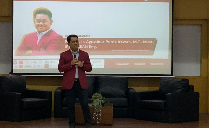 Rektor Untar Prof. Dr. Ir. Agustinus Purna Irawan