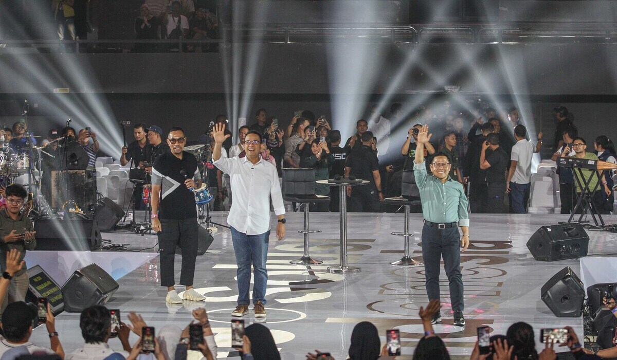 Pasangan capres-cawapres nomor urut 1, Anies Baswedan-Muhaimin Iskandar (Amin).