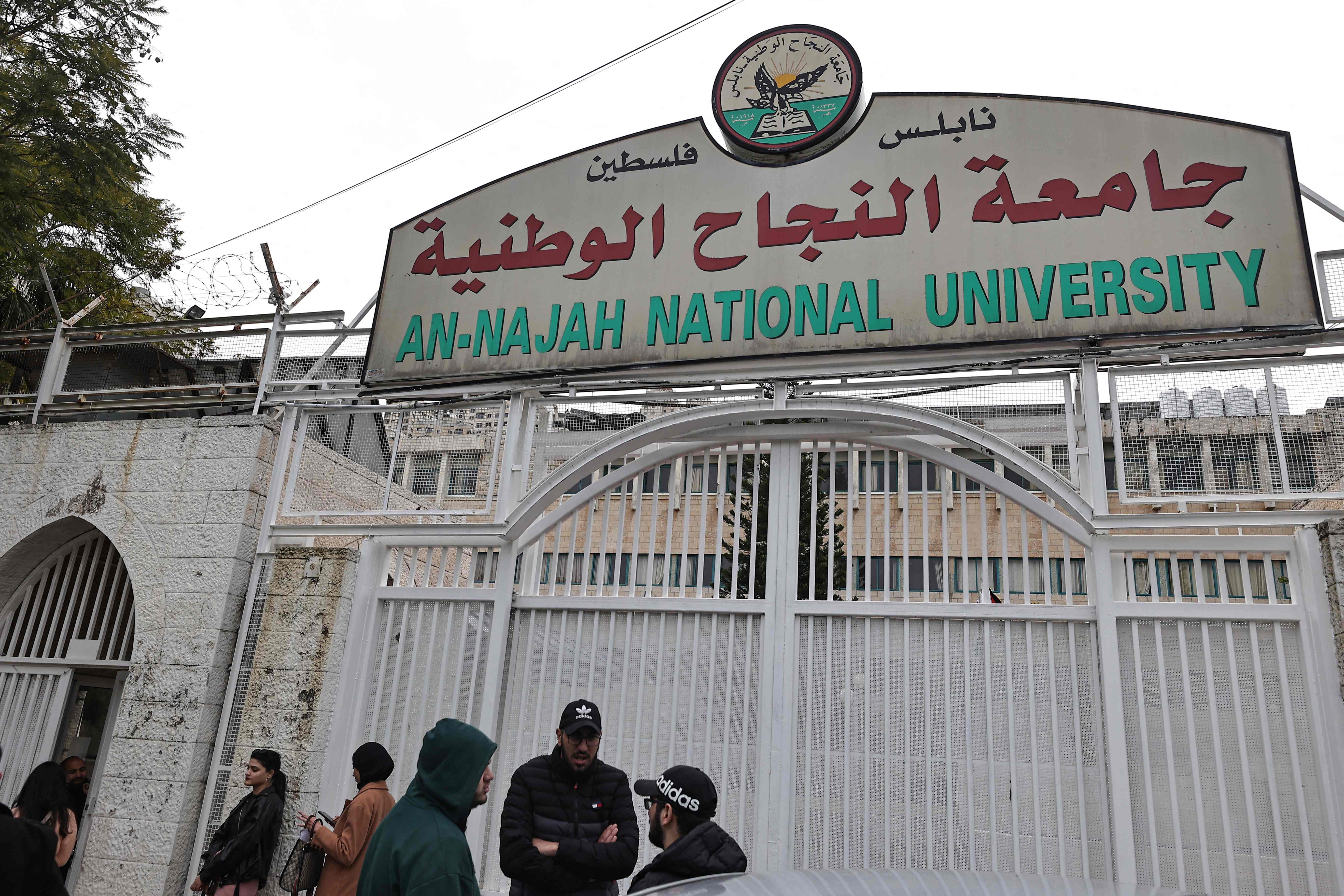 Suasana kampus An-Najah di Nablus, Tepi Barat, setelah penyerbuan tentara Israel.