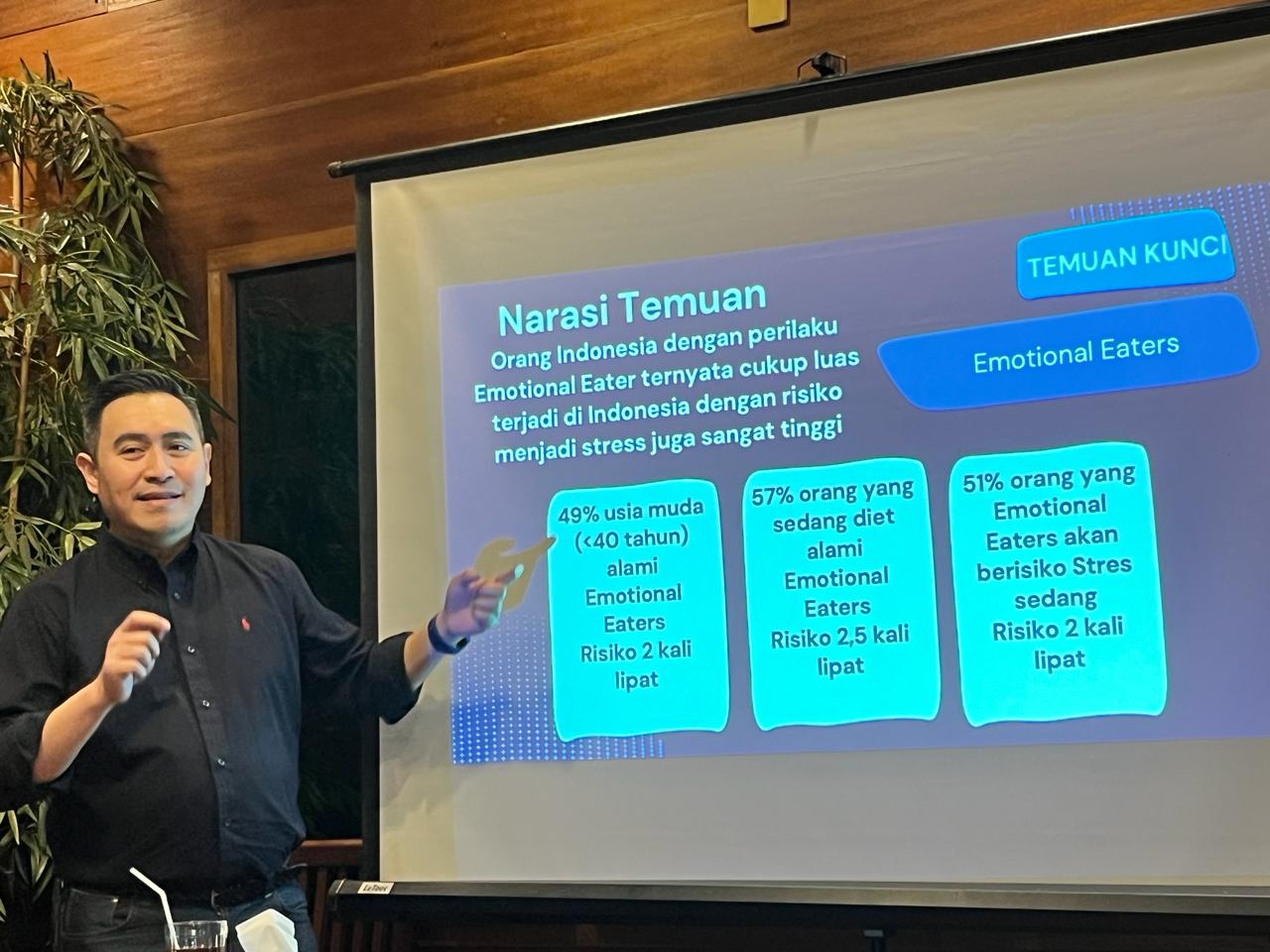 Studi HCC: Orang Indonesia dengan Emotional Eater 2,5 Kali Berisiko Stres