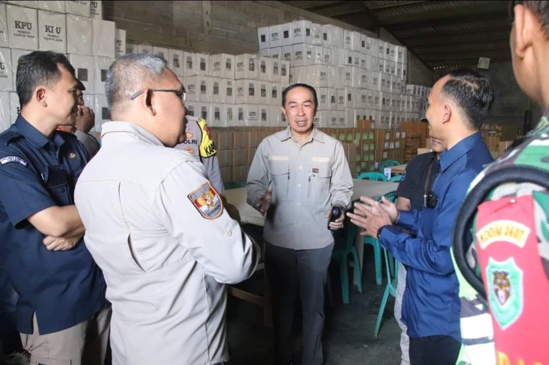 KPU Kabupaten Sukabumi Mulai Sorlip Surat Suara Pemilu 2024