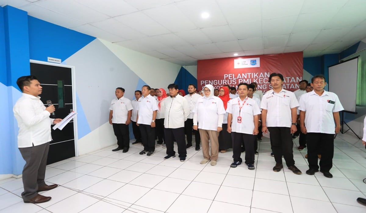 Pelantikan pengurus PMI Kecamatan se-Tangerang Selatan
