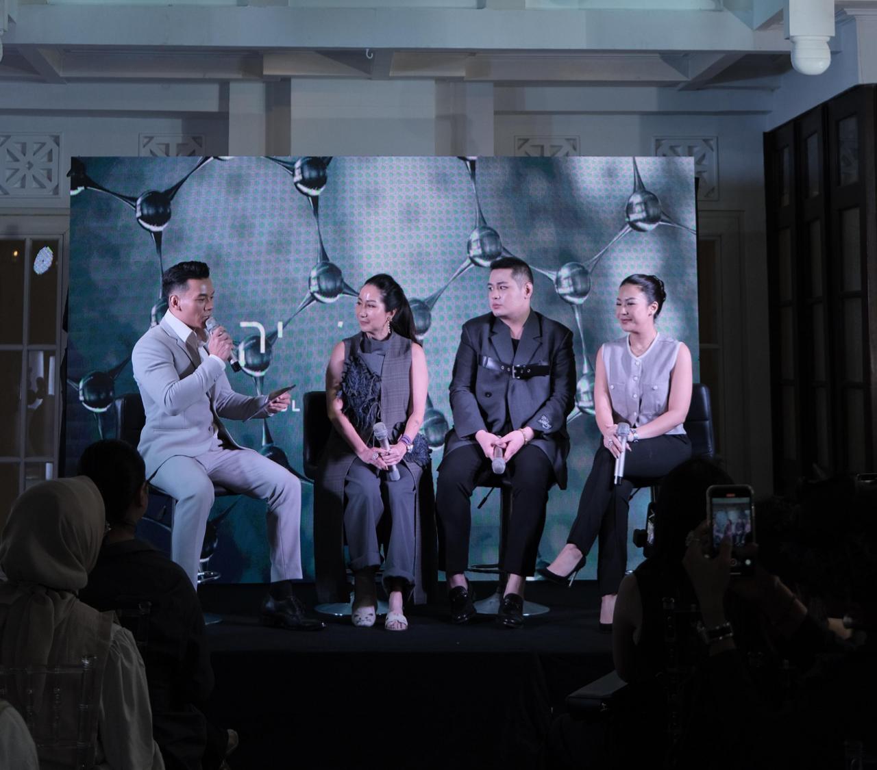 Acara Re-Launching Skincare Molukuler Duvaderm di Jakarta, Rabu (31/1/2024).